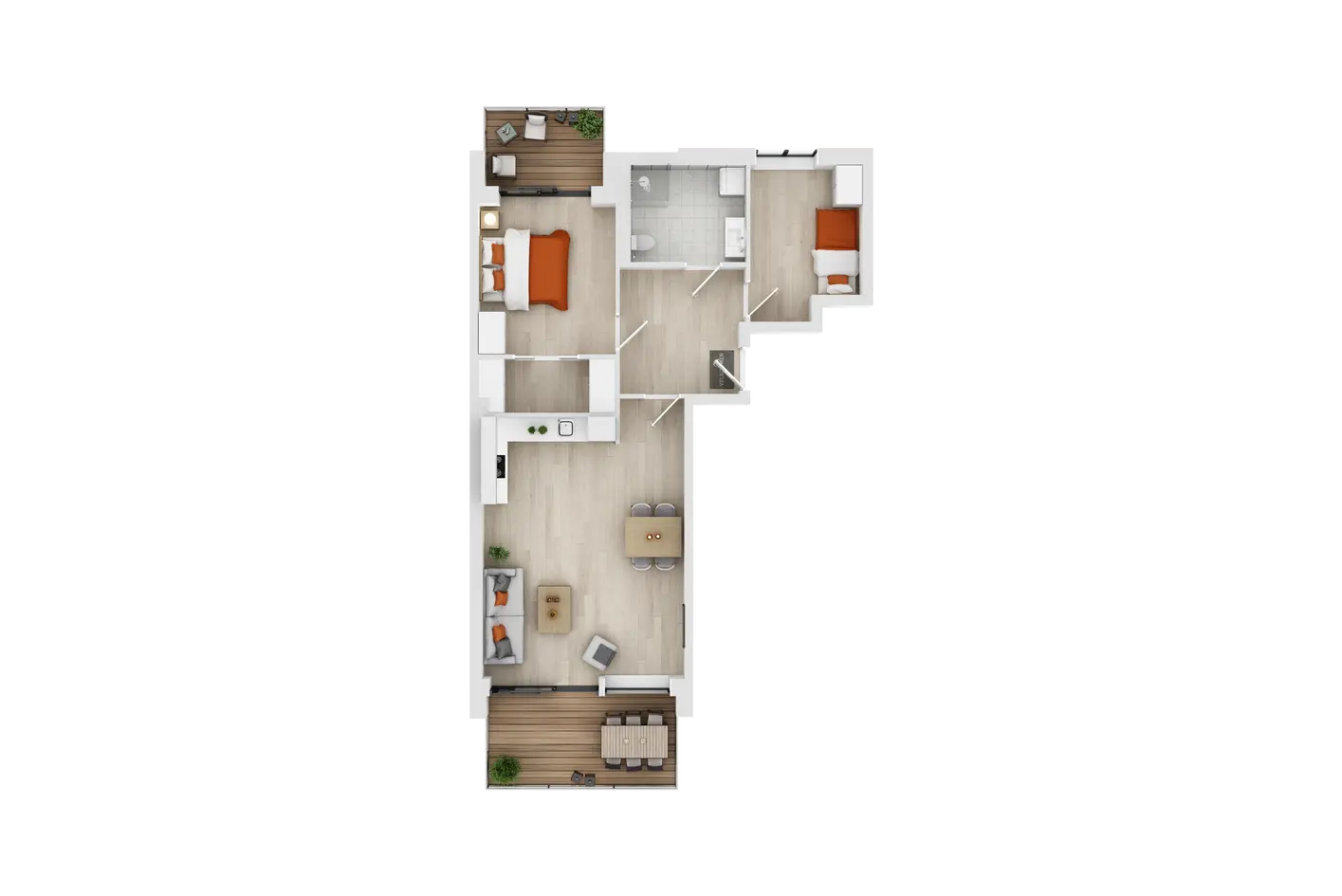 Salg av kontraktsposisjon | Moderne og stilfull 3-roms leilighet i Sandviken med gode kvaliteter| Flytt inn i før jul! photo 4