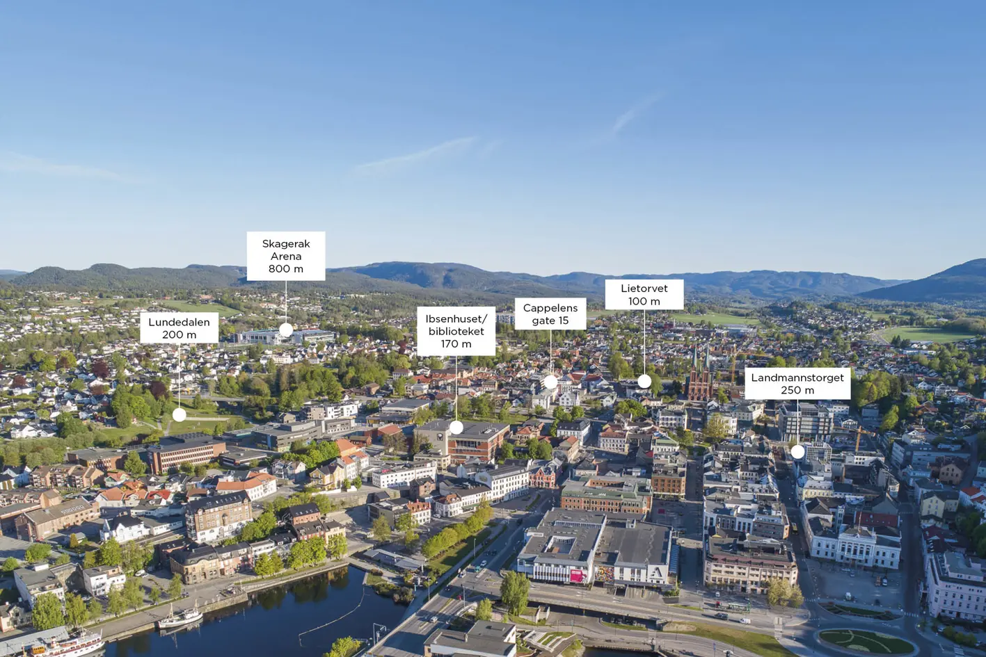 3 nye selveierleiligheter i Skien sentrum - 1 og 2 soverom - Felleskostnader fra kr 2.359 til kr 3.467 photo 2
