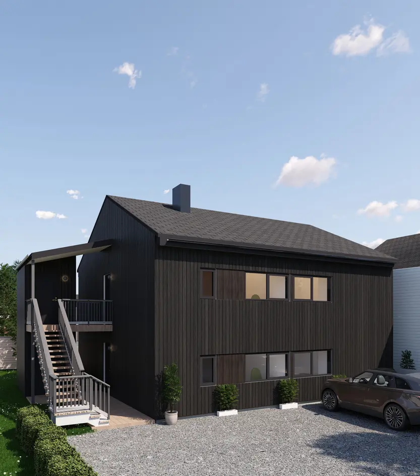 2 prosjekterte leiligheter beliggende sentralt på Stokmoen. 3 soverom. Carport. Sørvendt veranda. photo 3