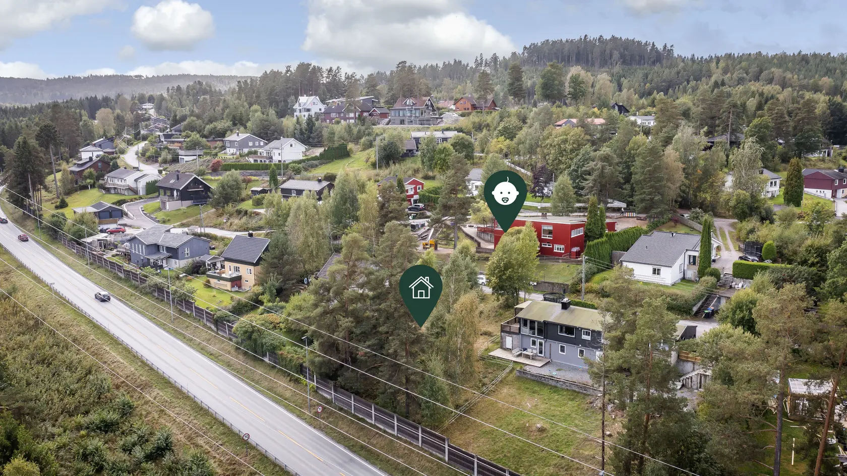 Boligtomt beliggende i veletablert og attraktivt område i Triangelen på Vindalsåsen photo 3