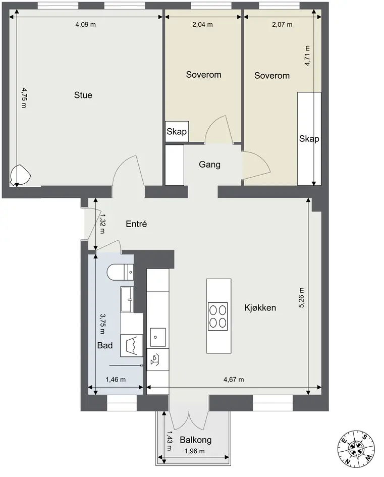Hus – Oslo, Bolteløkka, St. Hanshaugen - Bilde 4