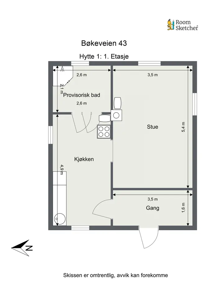 Idyllisk og solrik eiendom med 3 hytter - stor tomt på 4 671 m² | En sjelden perle i grønne omgivelser! - Flere