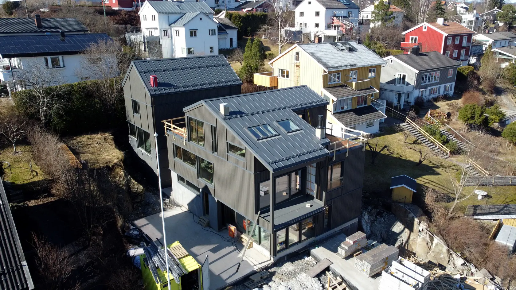 Unike boliger (1 solgt) | Bygging startet | Blindvei | Underjordisk garasje m/dir. adkomst | Takterrasse | Lavt innskudd, oslo