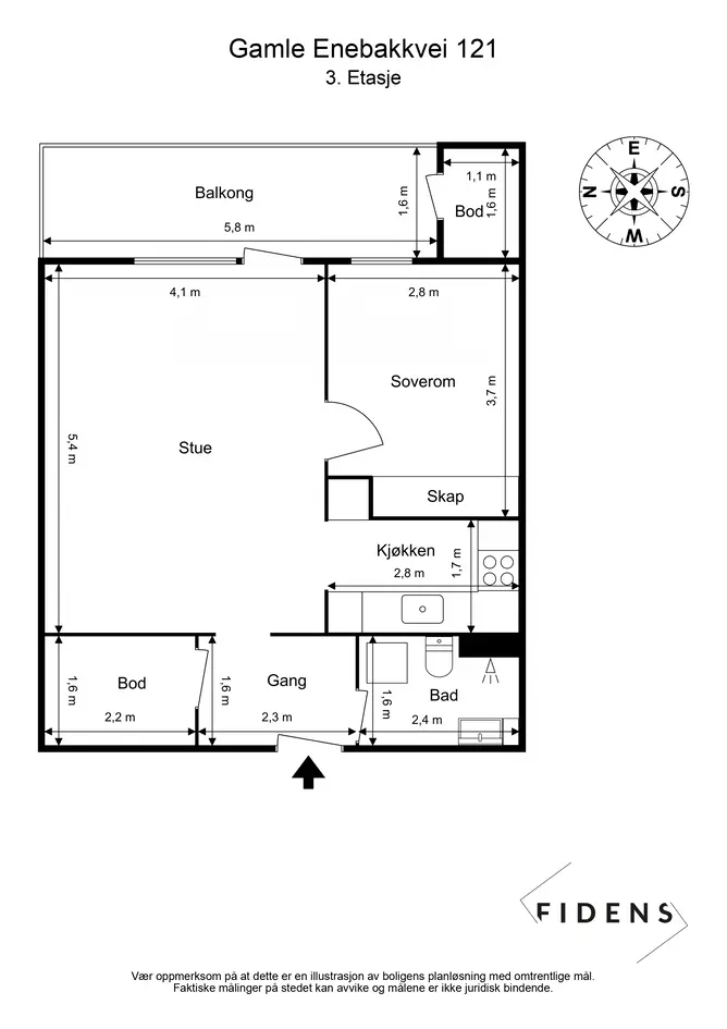Apartment in Oslo, Skullerud, Østensjø - Bilde 3