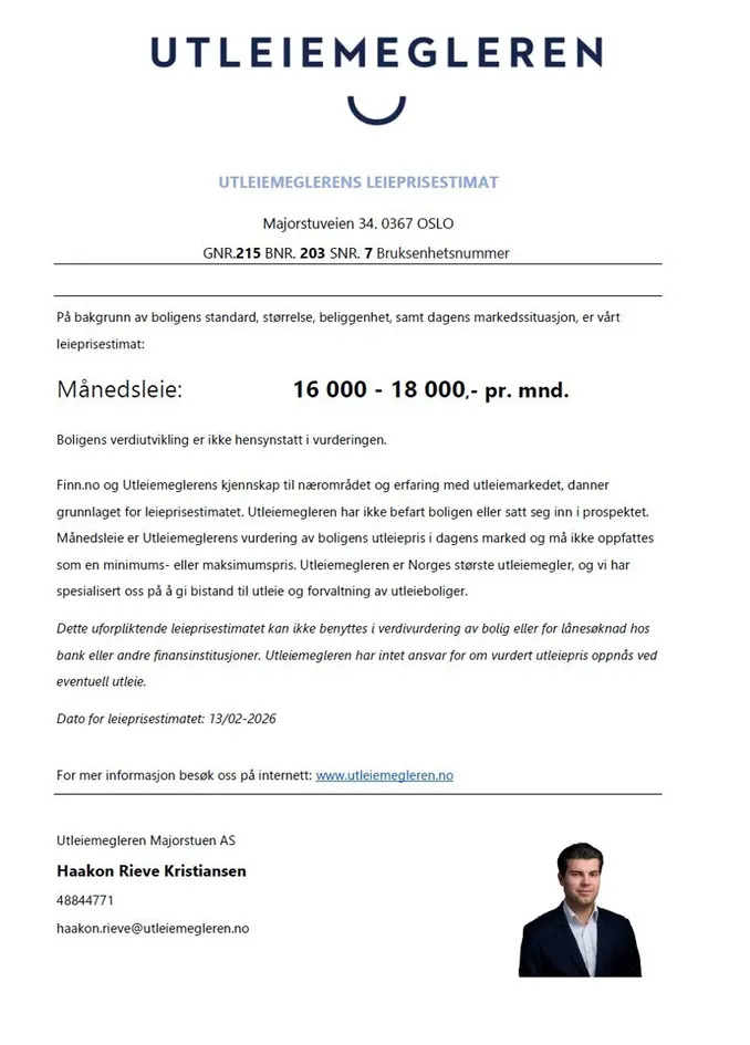 Stilren leilighet med attraktiv beliggenhet på Majorstuen | Kjøkken & bad fra 2016 | Felles takterrasse | Lave fk. photo 3