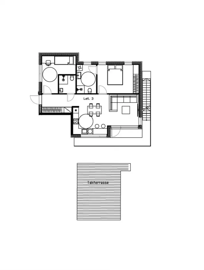 Eksklusiv og luftig 3-roms fra 2025 med balkong + privat takterrasse med flott utsikt. 2 sov/2 bad. Garasje og bergvarme photo 4
