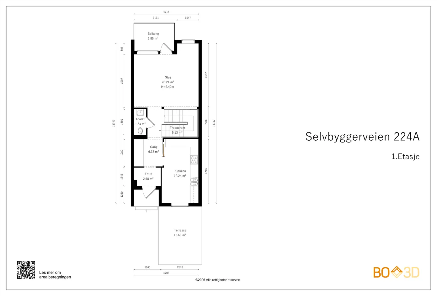 Stor (182 kvm), sydvendt familiebolig m/takterrasse, fjordutsikt, hybel og garasje. photo 5
