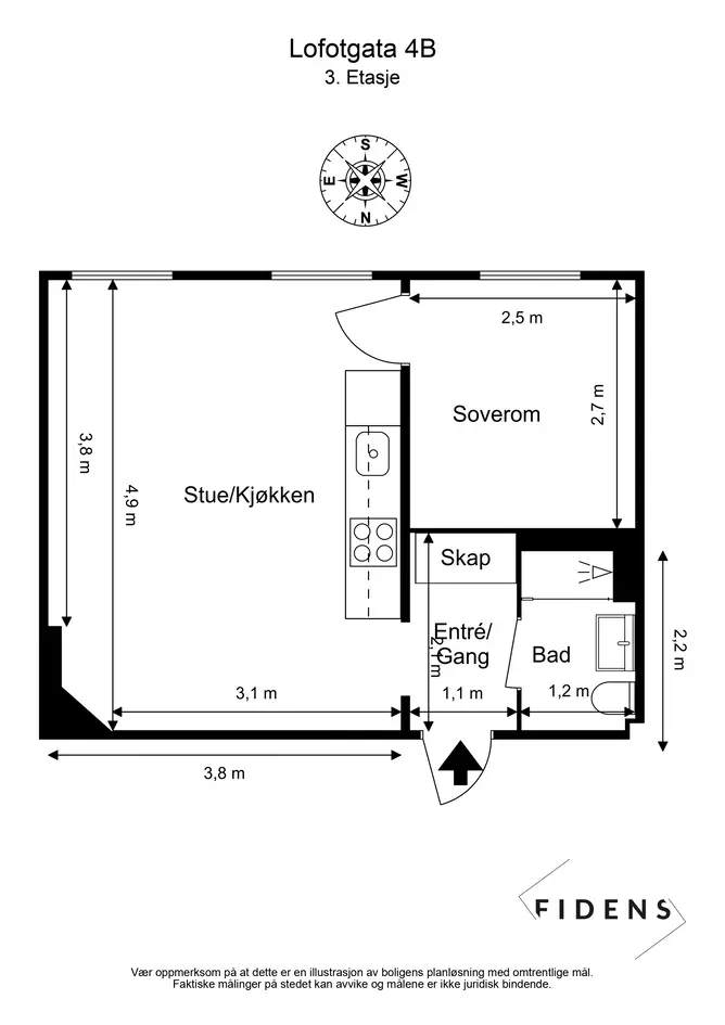 Leilighet – Oslo, Ila, Sagene - Bilde 4