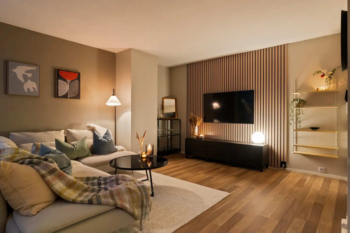 1-roms leilighet, 56 m²
