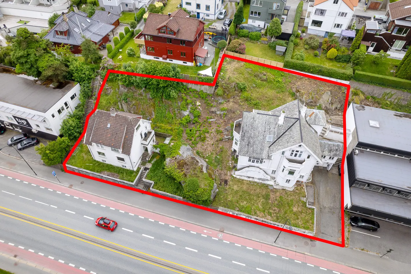 Sentrumsnære eiendommer med stort potensial regulert til blokkbebyggelse fra 5-8 etasjer. photo 1