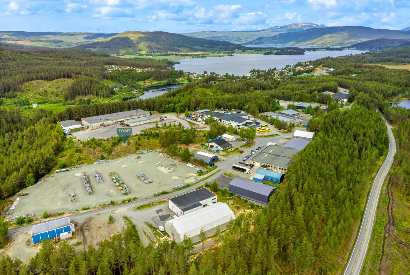 Stor næringstomt på ca. 12 250 m² i industriområde: Tilknyttet hovedvei - Unik mulighet - Råtomt photo 5