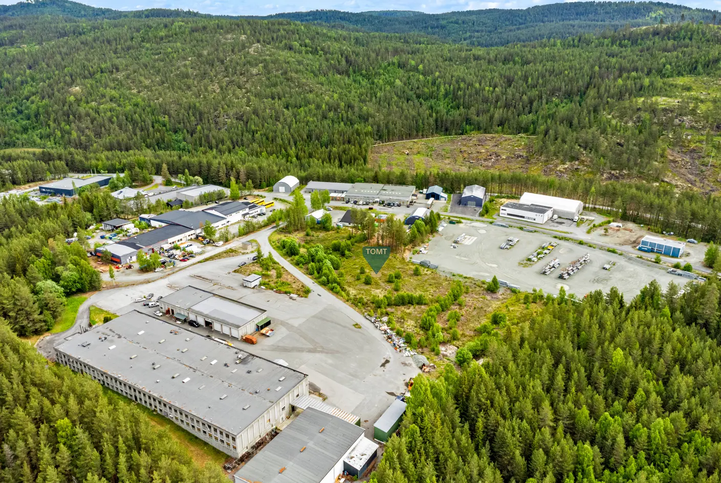 Stor næringstomt på ca. 12 250 m² i industriområde: Tilknyttet hovedvei - Unik mulighet - Råtomt photo 4