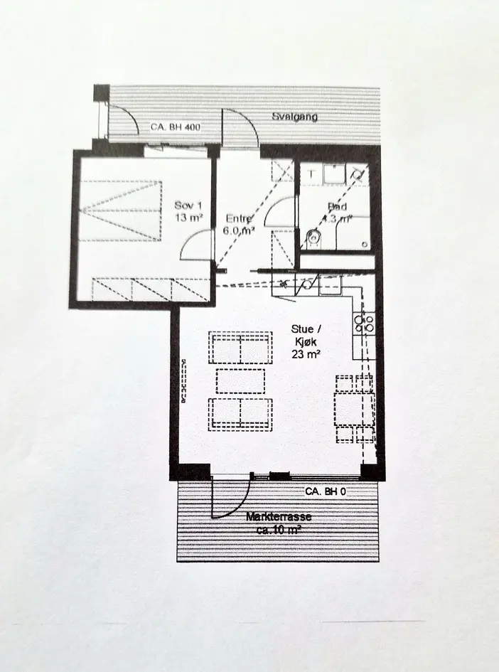 Særpreget og lys leilighet fra 2024! Egen inngang fra bakkeplan, gjesteleilighet og stilfull fellesstue. IN-ordning. photo 4