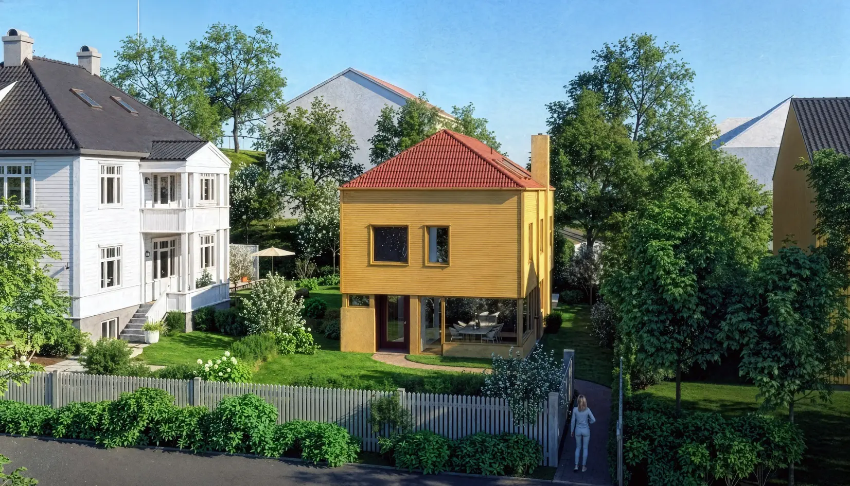 Eksklusiv prosjektert byvilla i fredelig blindvei med solrik hage - 2 garasjeplasser - Høy standard - Fjord Arkitekter photo 3