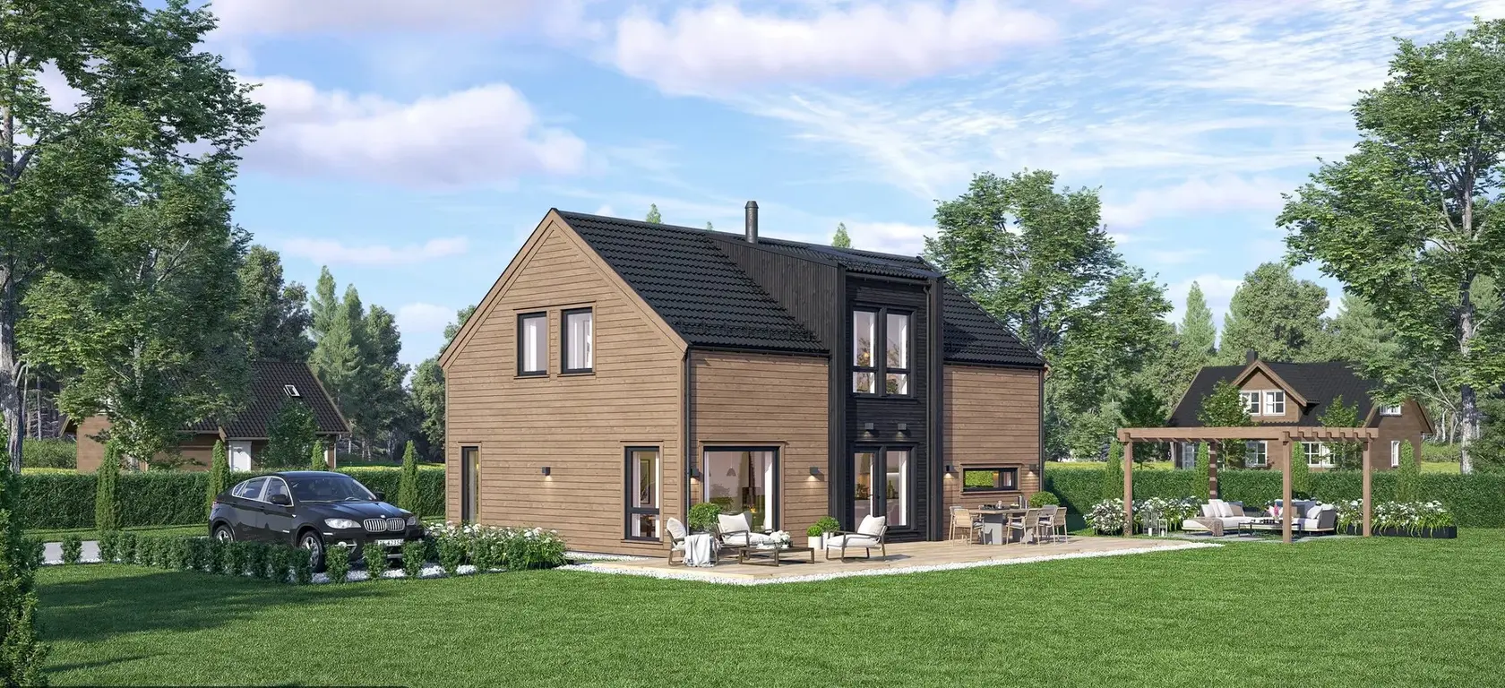 Byggeklar tomt for oppføring av enebolig | Skjermet og solrik beliggende i etablert og barnevennlig nabolag photo 3
