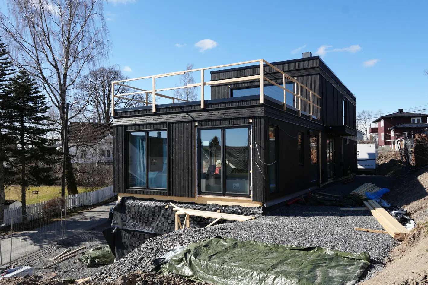 Moderne boliger, fjordutsikt under oppføring. Nært Asker. Solrikt, blindvei. Jansløkka skolekrets. Bolig nr 8 er solgt! photo 1