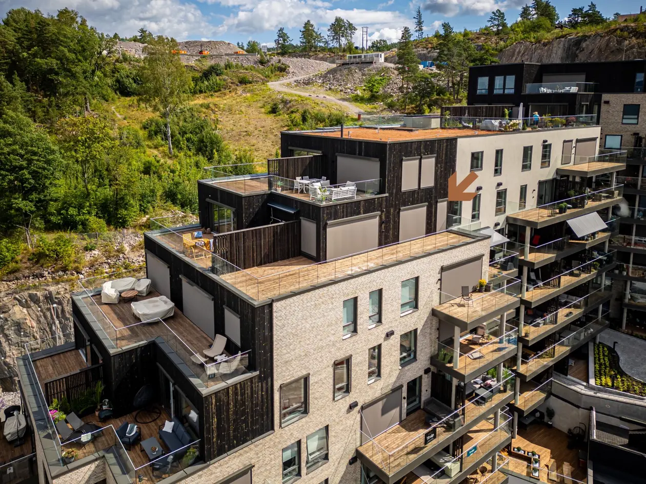 Eksklusiv 3-roms m/54 kvm syd/vestvendt terrasse & fjordutsikt | Heis | 2 garasjeplasser i tillegg photo 3