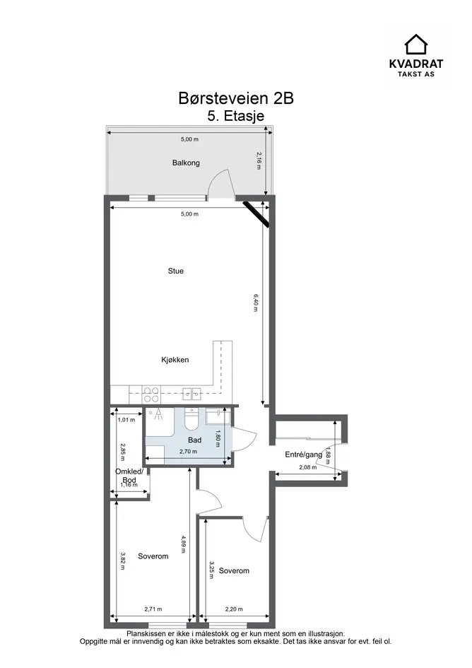 Lekker 3-roms | Stor solrik balkong | Flott utsikt | Lite innsyn | Gasspeis | Walk-in closet | Garasje m/lader | Heis - View 4