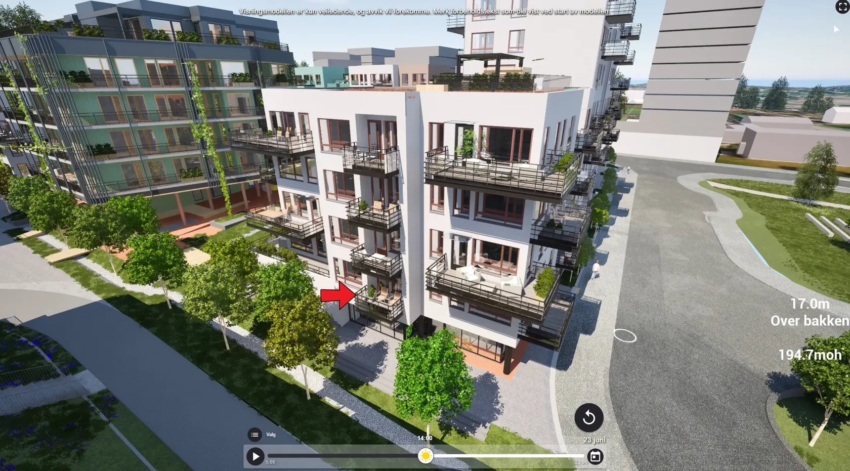 Fastpris | Ny, lekker 2-roms selveierleilighet med sørvendt balkong på 5 m². Lav dokumentavgift. Overtakelse: 26.11.2026