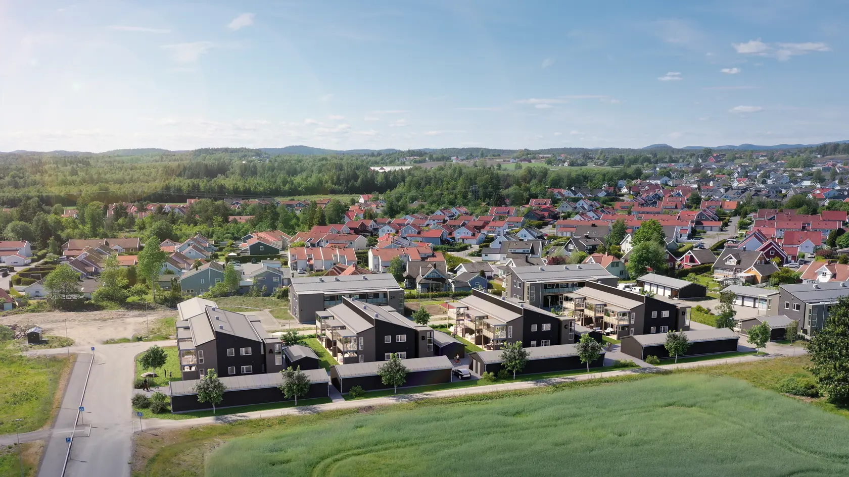 Flotte leiligheter under oppføring på Sørby - 2 eller 3 Soverom - Garasje - IN-Ordning - Forskuddsinnbetaling kun 50.000,- photo 3
