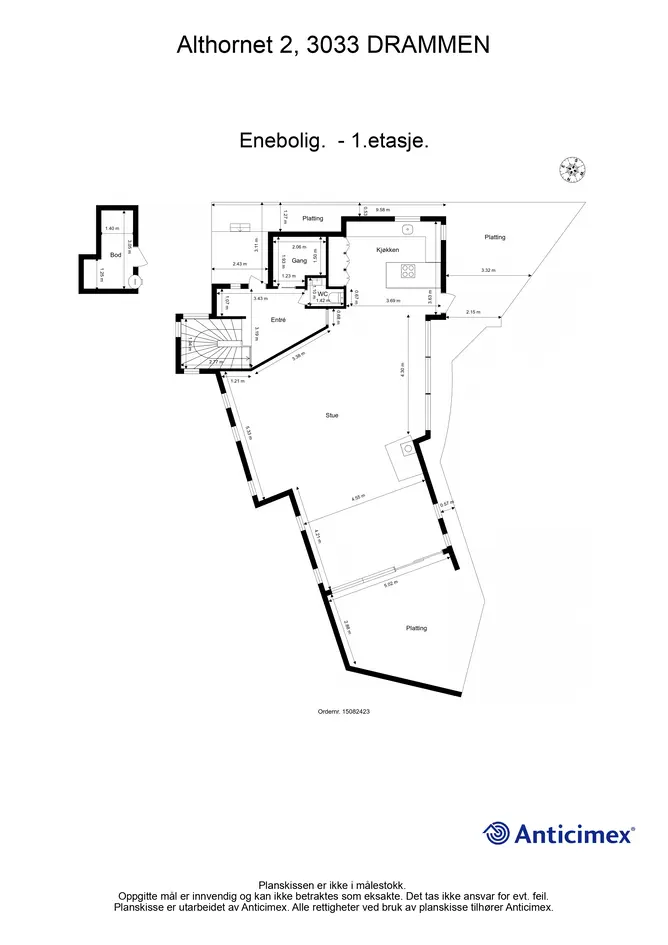 Arkitektonisk designbolig på Konnerud | Spektakulær takhøyde | Utleiedel | Eksklusive kvaliteter med wow-faktor - View 6