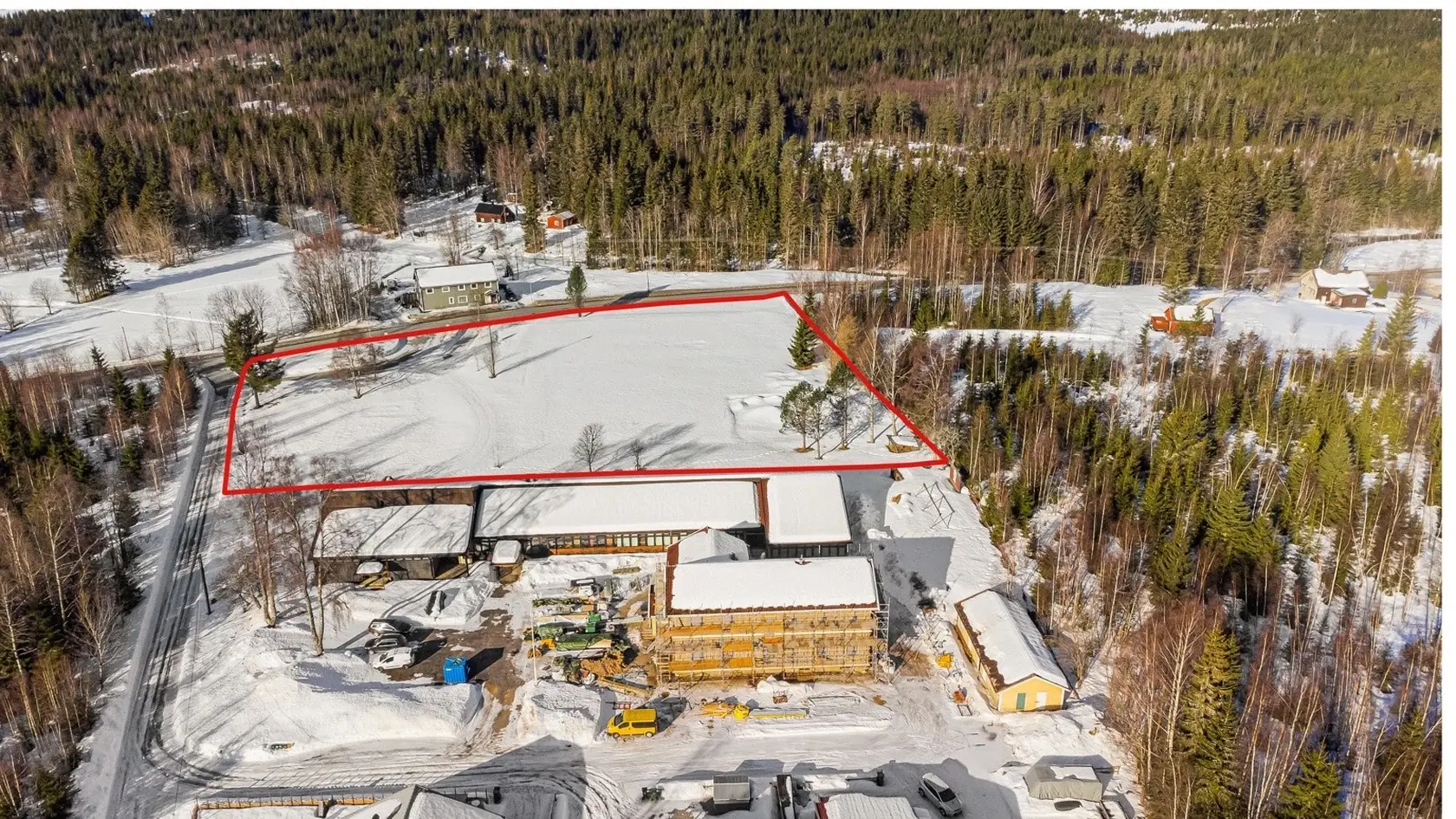 Spennende regulert tomt klargjort for 18 moderne boenheter. Nydelig beliggenhet rett ved skisenter. Ca. 1t fra Oslo photo 2