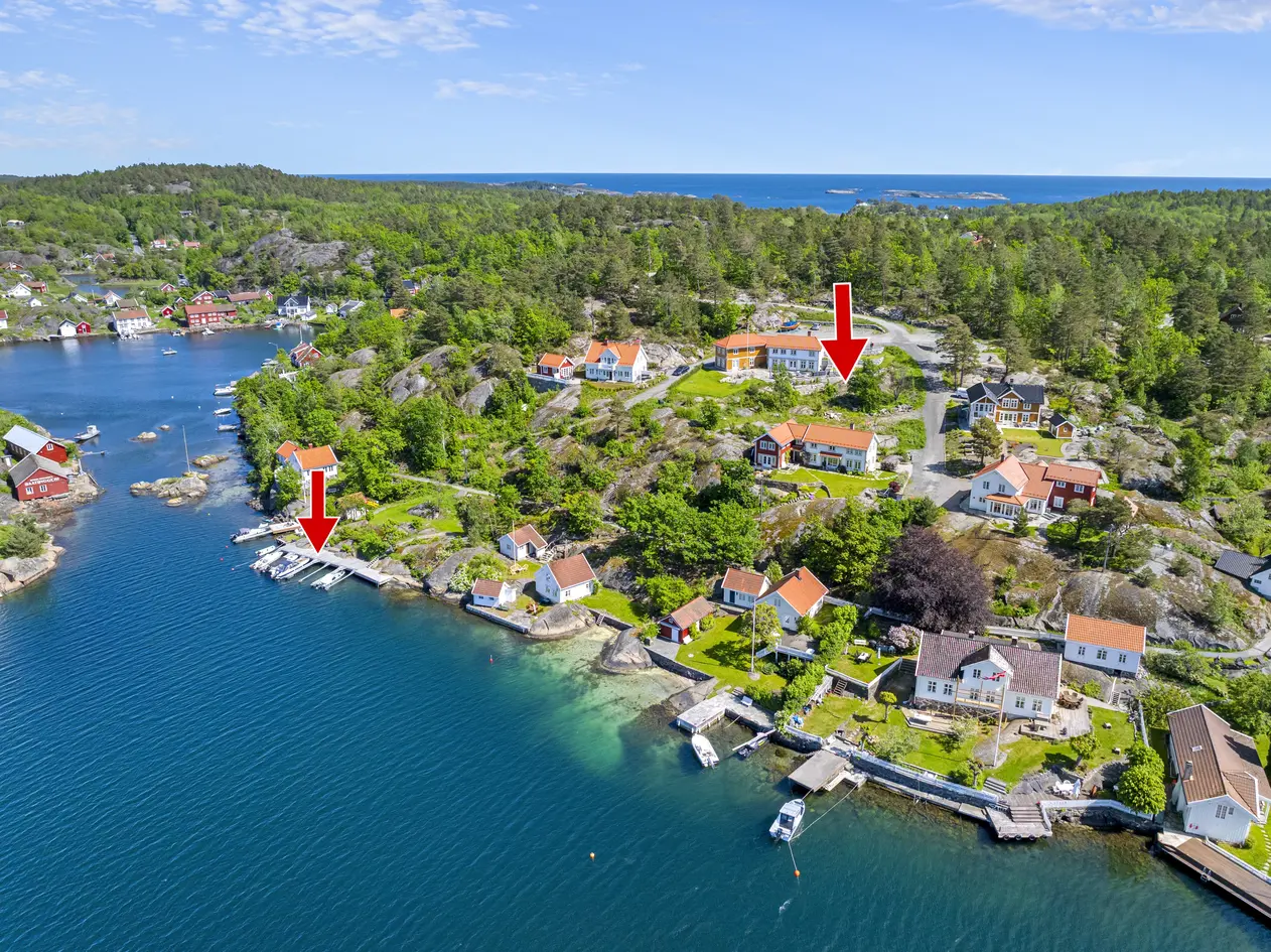 Tilrettelagt tomt i ren Sørlandsidyll med tilhørende båtplass, sjøbod og to p-plasser - Sol fra ca. 07-22 midtsommers! photo 4