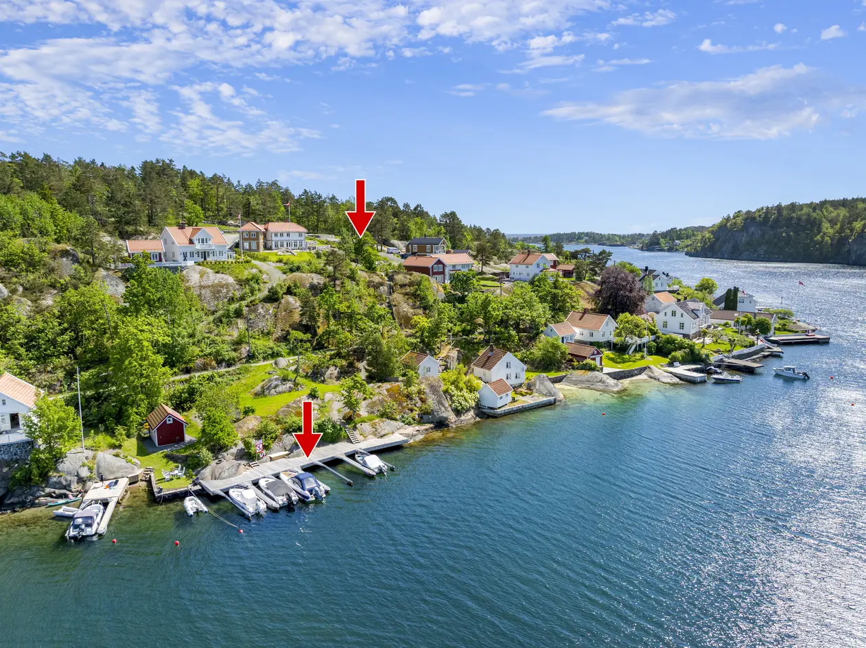 Tilrettelagt tomt i ren Sørlandsidyll med tilhørende båtplass, sjøbod og to p-plasser - Sol fra ca. 07-22 midtsommers! photo 5