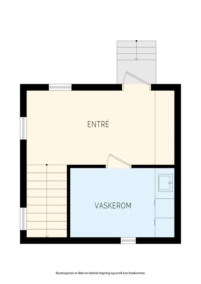 Lys og pen halvpart av tomannsbolig - Solrik terrasse og hage - Landlig beliggenhet - Utsikt mot elva - 2 sov - Garasje photo 4