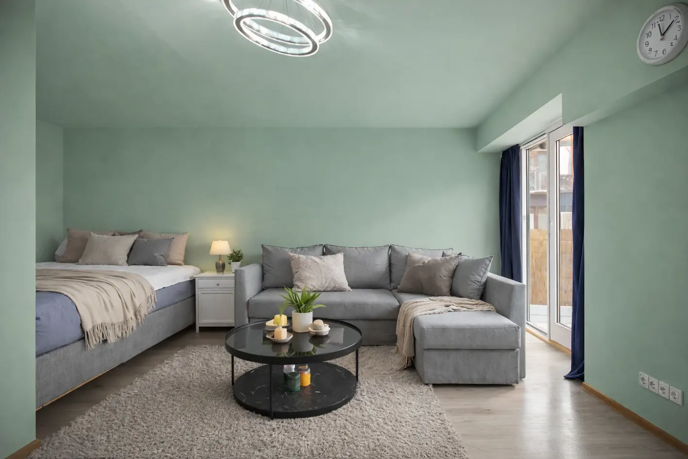 Arealeffektiv 1-roms på 48m² BRA midt i sentrum - Heis og balkong mot bakgård - 10. min til tog og 100 m til buss photo 2