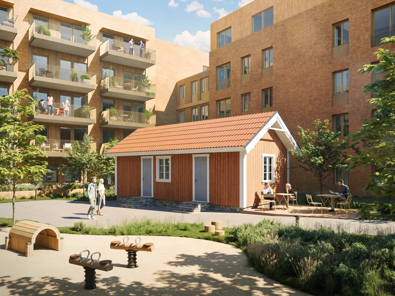 2-roms med vestvendt balkong mot rolig bakgård - Heis - Felles takterrasse - Fine tilvalg! photo 2