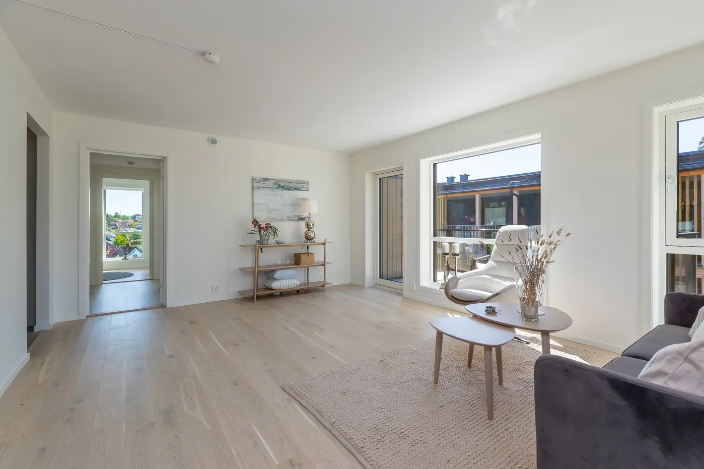 Delikat ny leilighet med rolig beliggenhet - 2 soverom -Carport - 2. etg. - Privat takterrasse - Balkong -Pendlermuligheter. photo 5