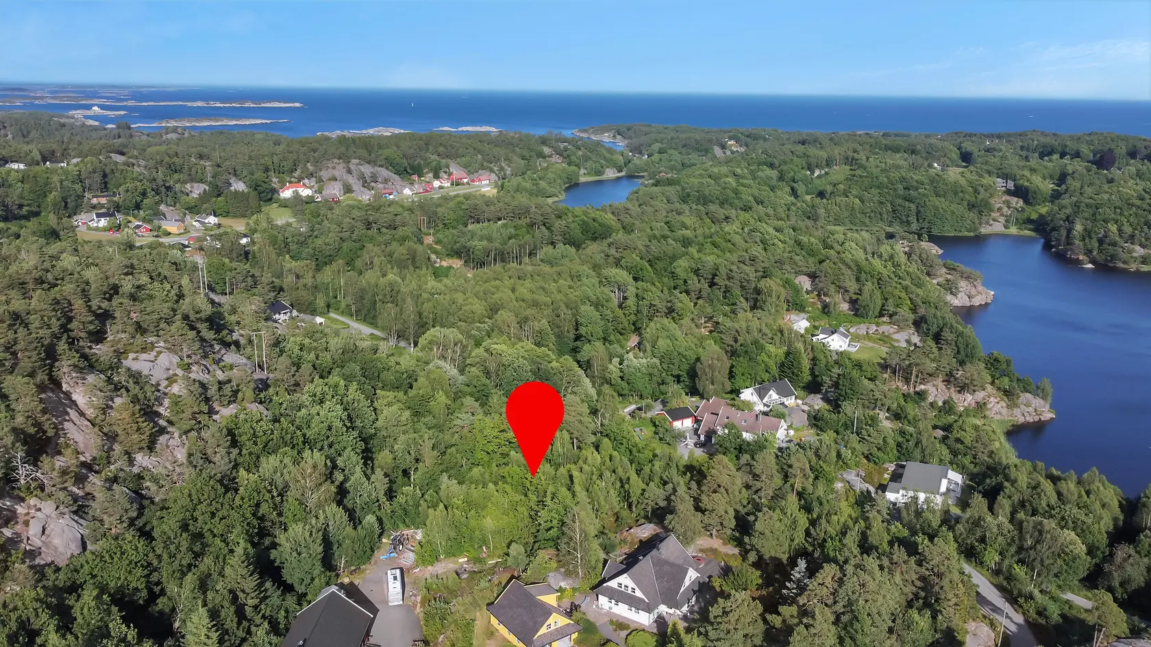 Justøya - Fin naturtomt i Espevigveien - Kort vei til sjø- Tomtestørrelse på 2,6 mål photo 3