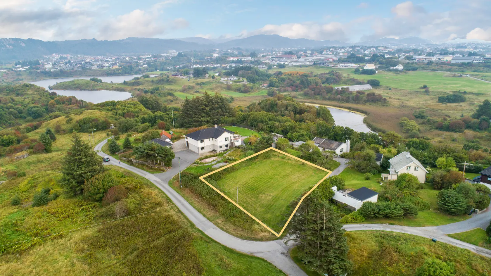 Boligtomt (996 kvm) med flott havutsikt og ypperlige solforhold - Flat tomt med landlig beliggenhet photo 3