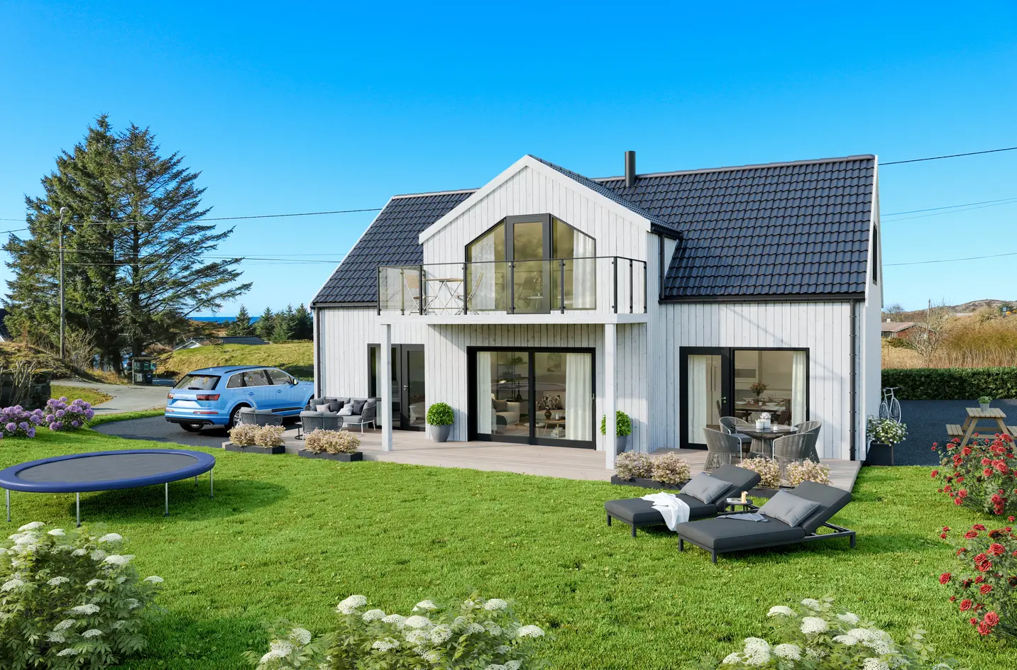 Boligtomt (996 kvm) med flott havutsikt og ypperlige solforhold - Flat tomt med landlig beliggenhet photo 4