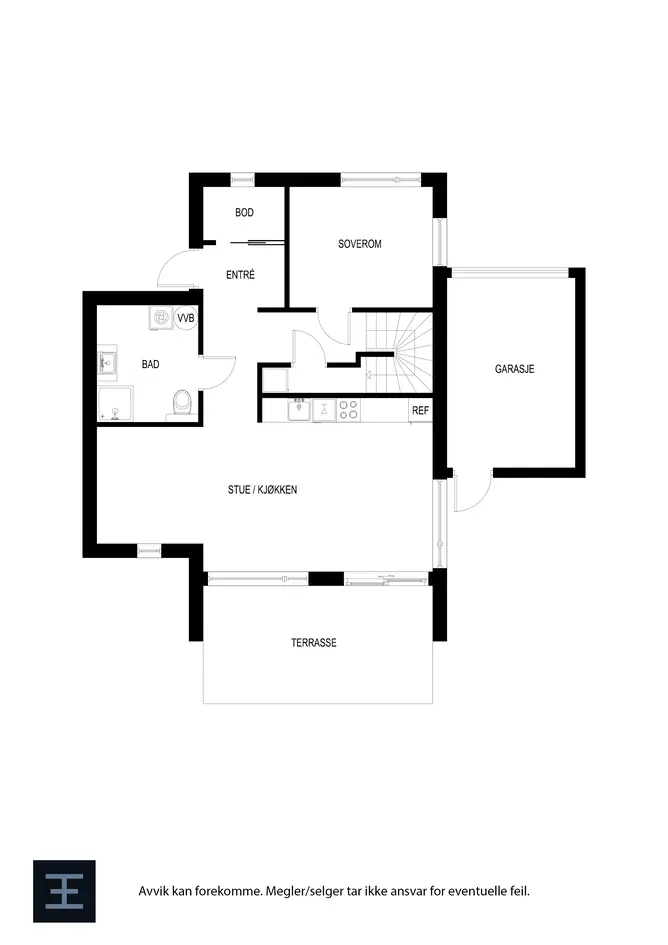 Lekker vertikaldelt hytte fra 2020 med tre/fire soverom og loft. Parkering i garasje med lader. Ski-in/out til skitrekk. - View 4