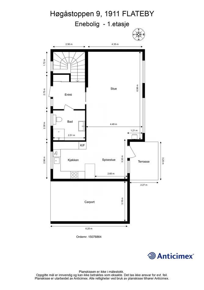 Lekker enebolig fra 2022 med høy standard | To vestvendte terrasser og marka som nabo | Carport m/ elbillader | Kun TG1 photo 4