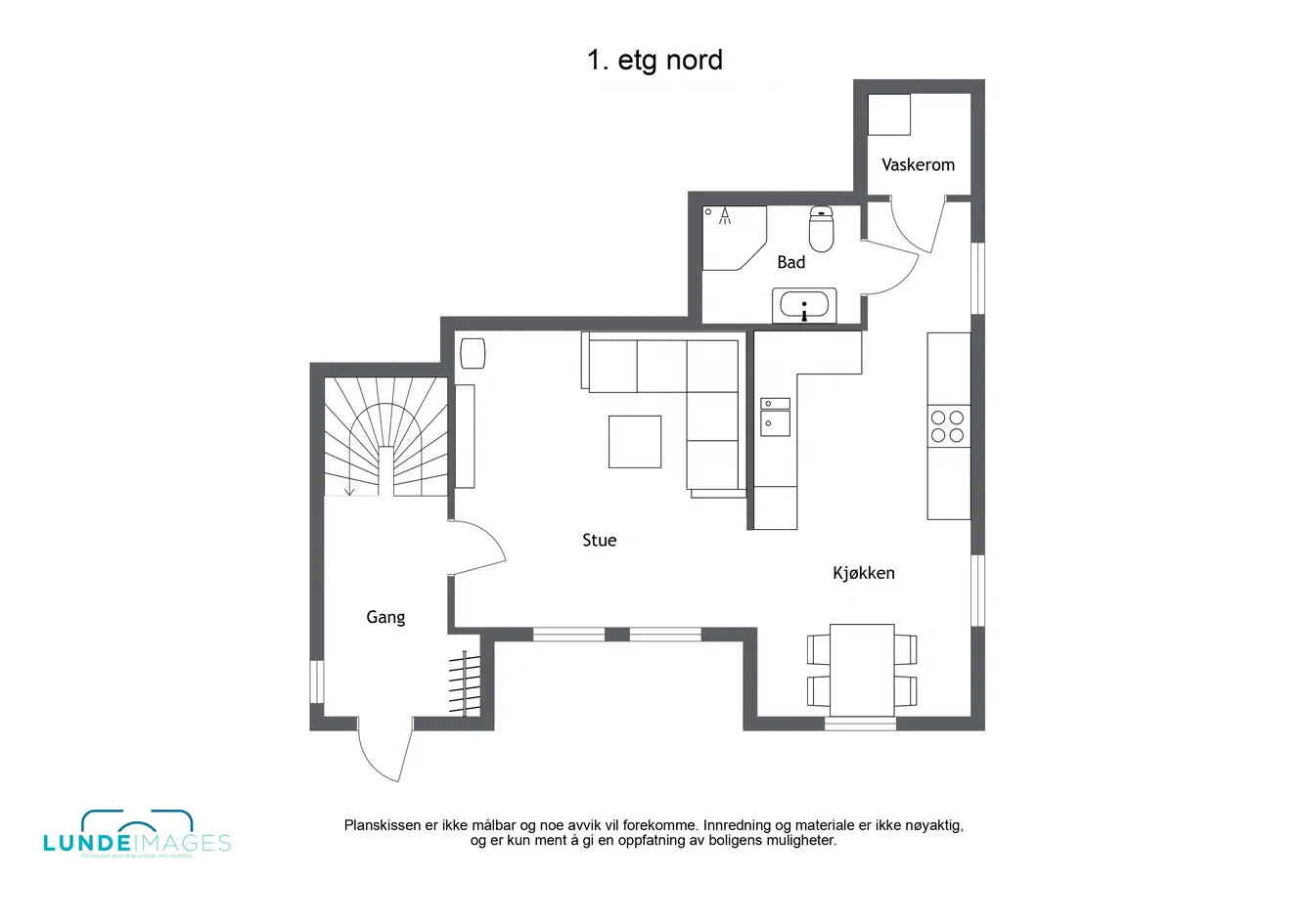 SORTLAND SENTRUM - Sentral enebolig med 2 bruksenheter | Mulighet for seksjonering/salg av leilighet | Utleie photo 3