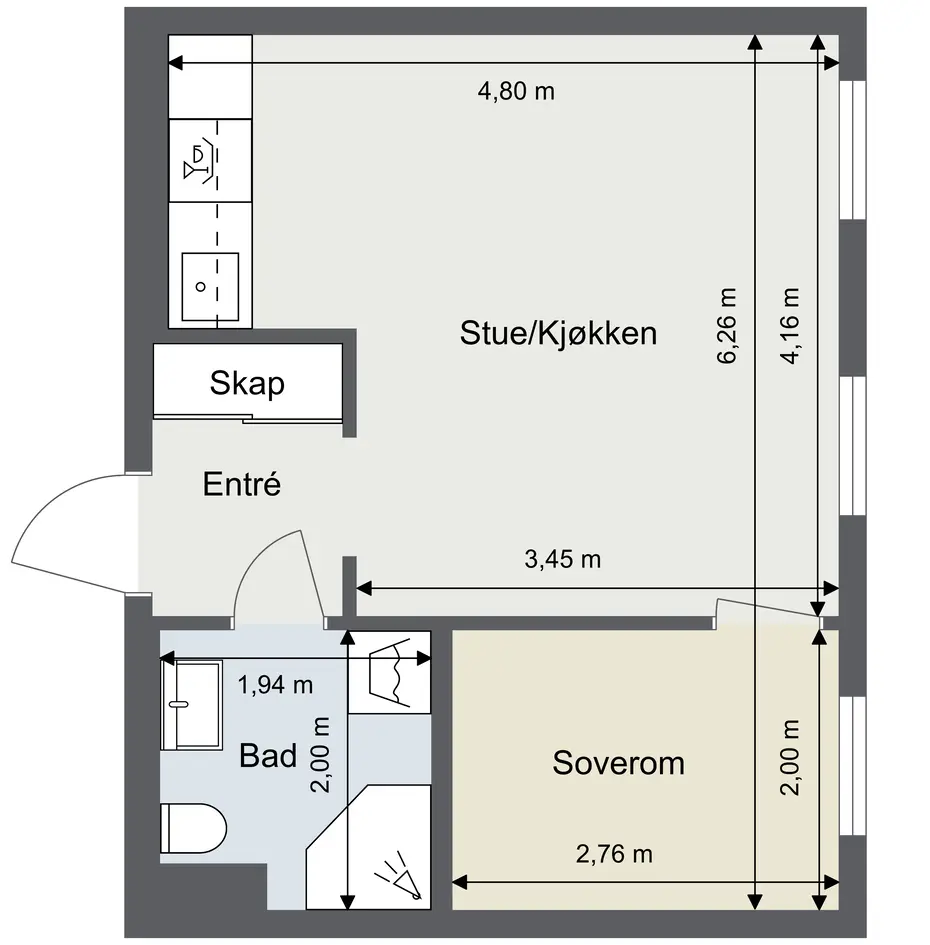 Klassisk drømmeleilighet m/3 meter takhøyde, stukkatur og rosett. Heis. IN-ordning. Felles takterrasse. V.vann inkl. photo 4