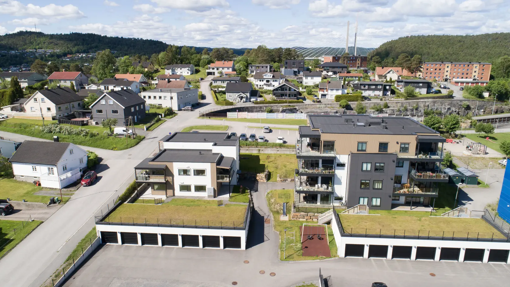 Nye leiligheter til gamle priser -  2 eller 3 sov - IN-ordning - gjestetoalett - store terrasser - garasje - heis. photo 3