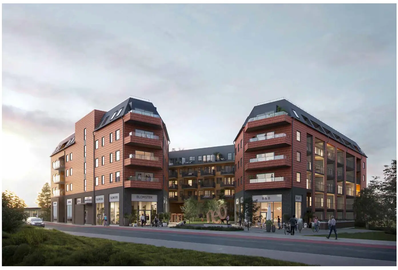 Nye leiligheter midt i Ås sentrum - 2 min til togstasjon med 17 min fra Oslo S - Bygging pågår - Innflytting våren 2026 photo 2