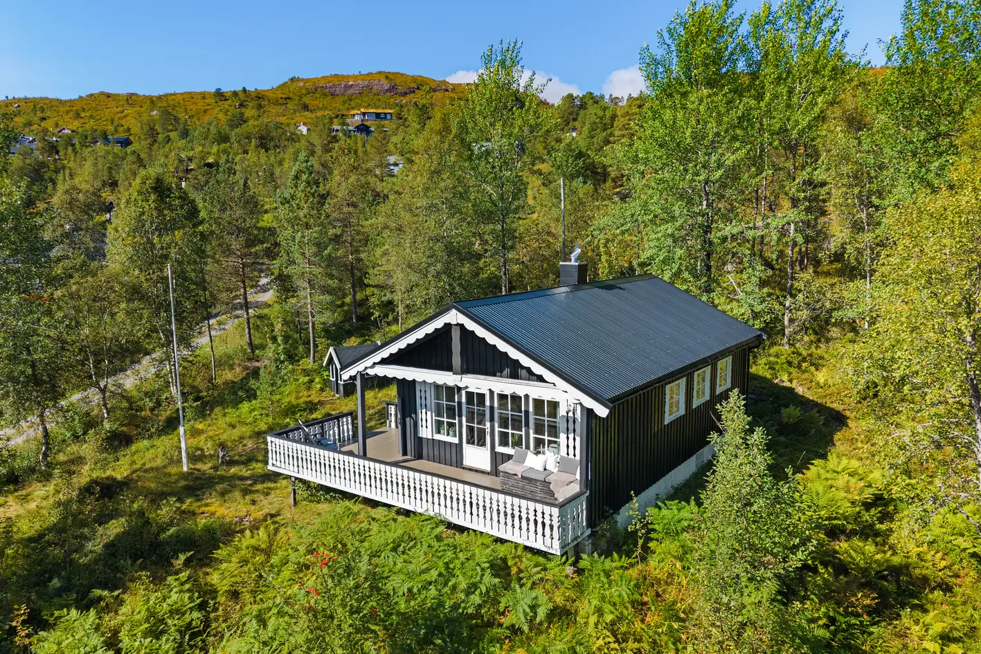 KVAMSKOGEN - Fjellhytte med god standard like ved Furedalen alpin | Eiet tomt på ca 2 mål | Eldorado for friluftsliv