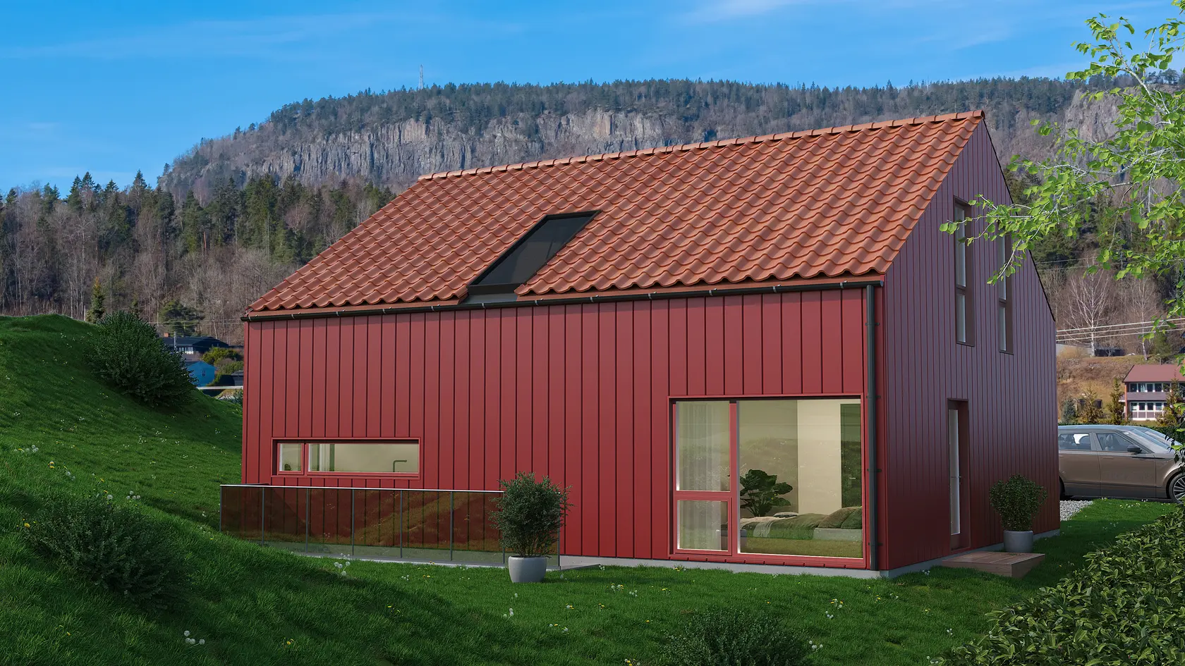 BYGGINGEN HAR STARTET! 1 ENHET SOLGT! 6 store og unike rekkehus m/hybelmulighet og 2 garasjeplasser. Fantastisk eiendom! photo 5