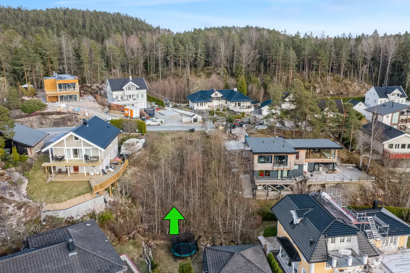 Boligtomt beliggende i meget attraktivt boområde på Nesoddens vestside. Flott utsikt og gode solforhold. photo 3