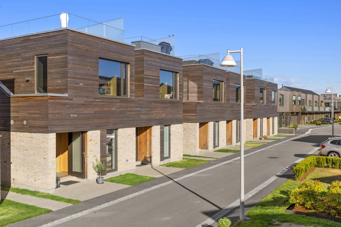 Rålekkert Lund Hagem-designet Townhouse med privat takterrasse på bryggekanten på Saltbrygga i Larvik photo 5