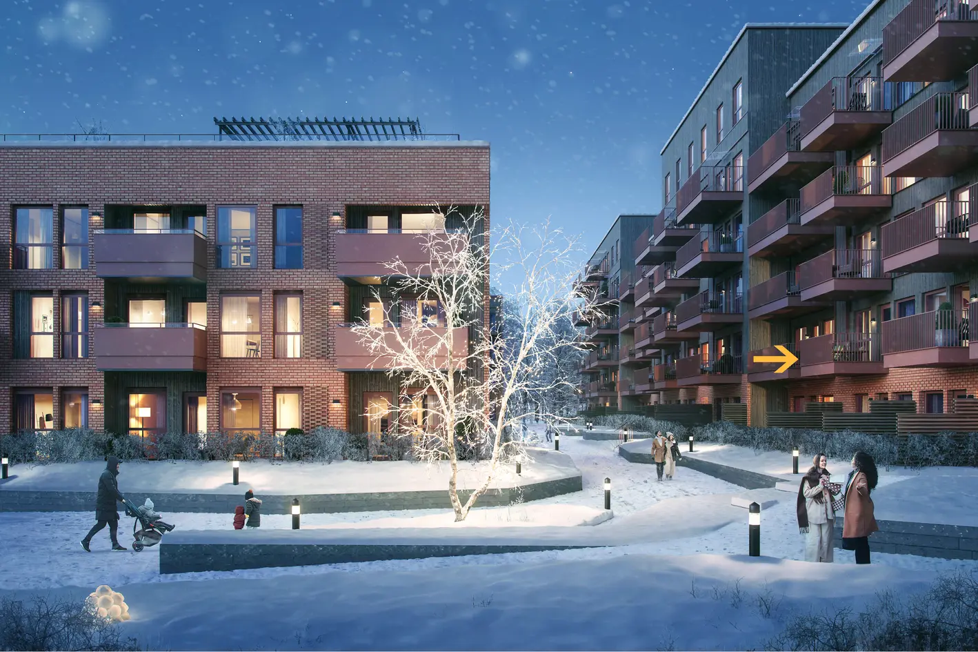 Salg av kontraktsposisjon: Lekker 2-roms leilighet med balkong | Felles takterrasse | OT: 16. Oktober 2026 photo 5