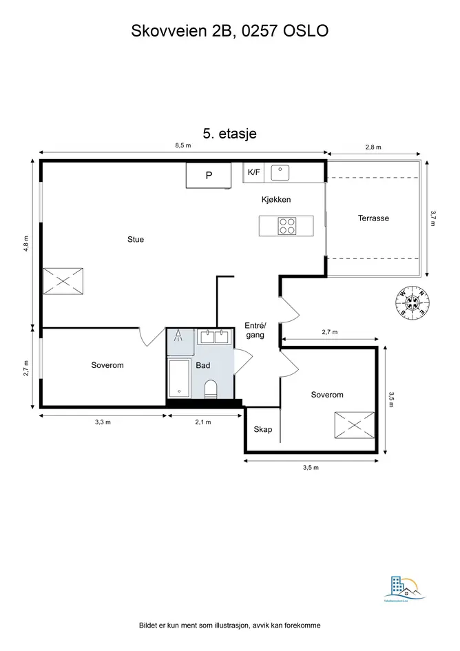Apartment in Oslo, Framnes, Frogner - View 3