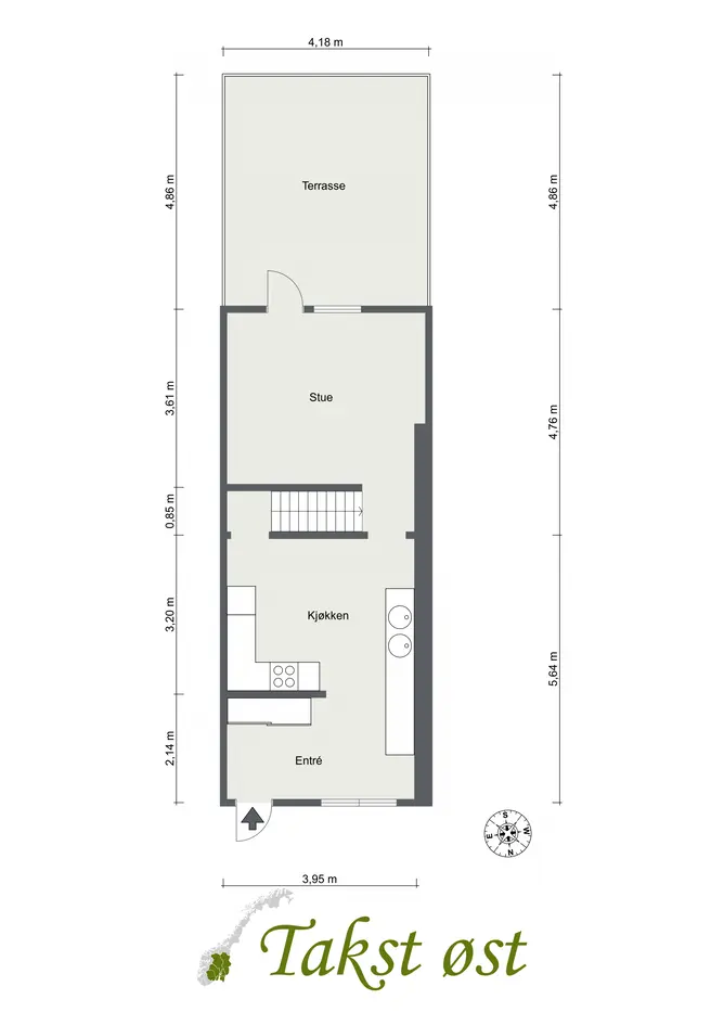 Moderne, innholdsrikt rekkehus o/ 3 plan m/ solrik terrasse på 22 kvm - Nydelig kjøkken og to bad - Barnevennlig!      photo 4