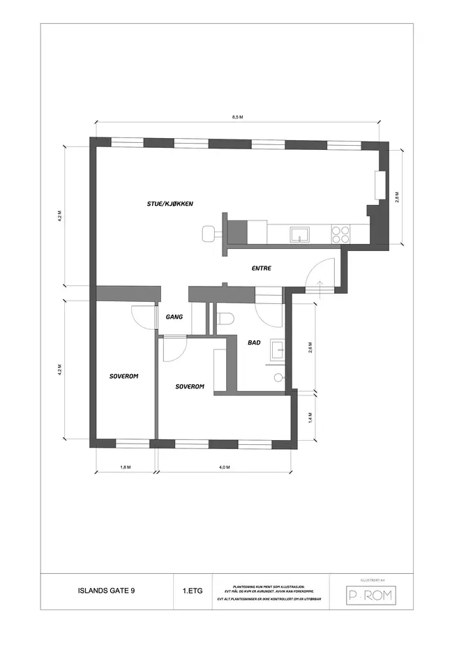 Lys & sjarmerende 3-roms | Attraktiv & rolig beliggenhet | Peis | Høy 1.etasje | Flott kjøkken | Lave omkostninger photo 3