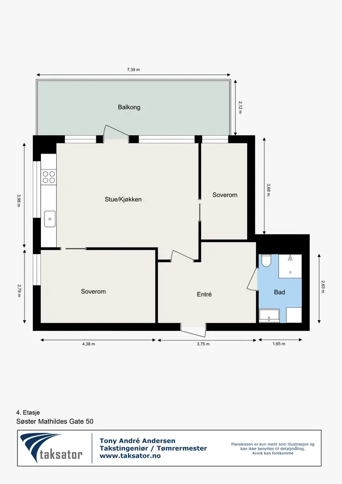 Stilren 3-r hjørneleilighet med unik takhøyde | Garasje* | Pluss konsept inkl | 16m² solrik balkong | Nybyggaranti++ photo 4